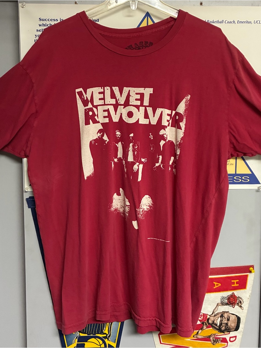 Vintage Chaser Red Velvet Revolver Graphic Band Tee